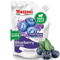 Mazzoni - Blueberry Puree 100% Pure Blueberries Just Fruit No Sugar Added Real Fruit for Smoothies Drinks Cocktails Fruit Juice - 2.2 lb Convenient Pouch Made in Italy