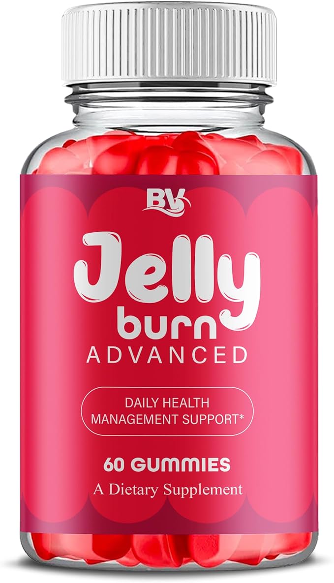 BLUE VIBE JellyBurn Advanced Gummies JellyBurn Premium Health Management and Overall Wellness Support Gummy Supplement JellyBurn Overall Health Support Supplement (1 Pack - 60 Gummies)