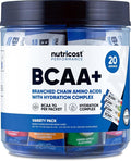 Nutricost BCAA+ Hydration Variety Pack (20 Stickpacks) - Branched Chain Amino Acids with Hydration Complex - Gluten-Free Non-GMO