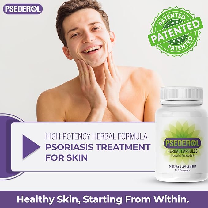 Psoriasis Support for Skin 120 Herbal Capsules Natural Psoriasis Supplements Traditional Indian Ayurveda Medicinal Plants with 6 Antioxidant Herbs Dry and Itchy Skin Supplement