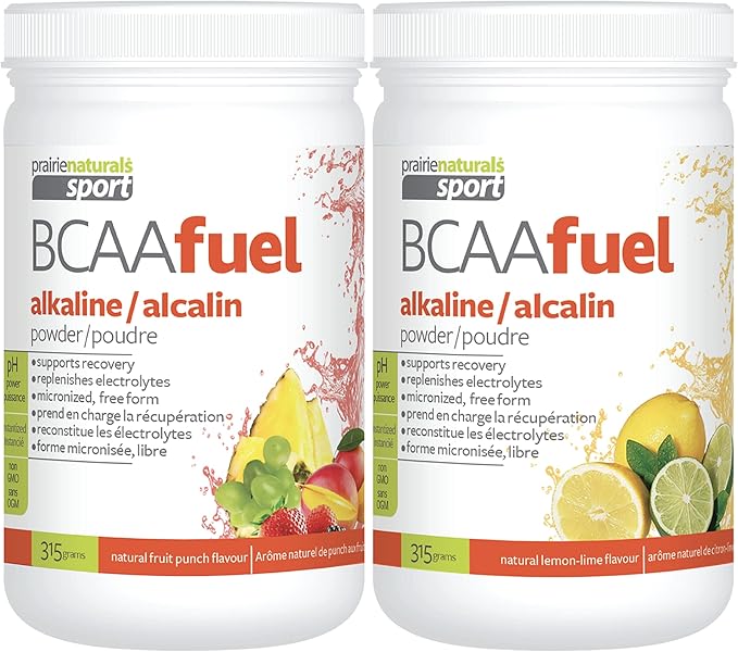Prairie Naturals PH Balanced BCAA Fuel Lemon Lime 11.2 Ounce