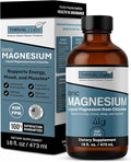 Liquid Ionic Magnesium – High-Absorption Magnesium Supplement to Support Restful Sleep Calm Mood Muscle Relaxation Steady Energy Metabolism &amp Digestive Comfort – 16 fl oz