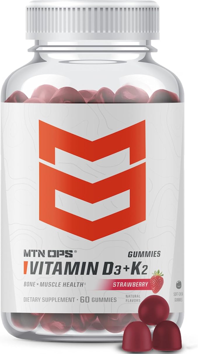MTN OPS Slumber Vitamin D3 + K2 &amp Immune Gummies Bundle