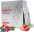 NAD Supplement 1000mg Synergistic Blend with Nicotinamide Riboside PQQ &amp Resveratrol - Premium Anti-Aging Supplement for Cellular Energy Mental Clarity and Longevity (30 Packets)