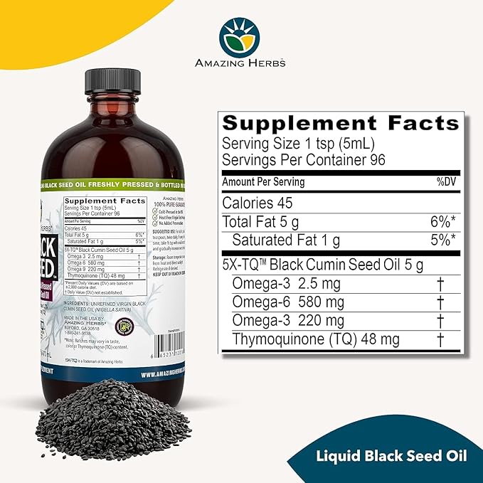 Black Seed Black Seed Oil Premium 16 Fz