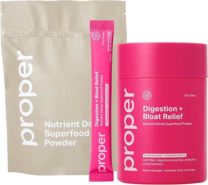 Proper The Pinks Digestion and Bloat Relief - Stickpack + Jar Bundle