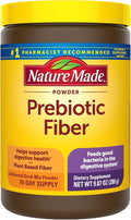 Nature Made Prebiotic Fiber Powder Supplement Taste-Free &amp Sugar-Free Plant Based Vegetarian Prebiotic Fiber Drink Mix for Digestive Support 9.87 oz 70 Day Supply
