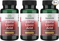 Swanson Alpha Lipoic Acid - Natural Supplement Supporting Healthy Blood Pressure Levels Already Within a Normal Range - Promotes Carbohydrate Metabolism - (60 Capsules 600mg Each) (3 Pack)