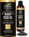 Black Seed Oil - Organic Cold Pressed Nigella Sativa Black Cumin Seed Oil with Thymoquinone Blackseed Liquid for Health Hair Growth &amp Skincare 8 fl. oz | Herbal Goodness
