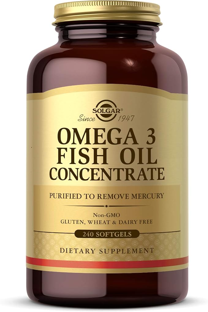Solgar Omega-3 Fish Oil Concentrate 240 Softgels