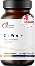 Designs for Health OcuForce - Eye Health Support Supplement - Lutein Zeaxanthin Carotenoids Zinc Taurine + Vitamins (60 Capsules)