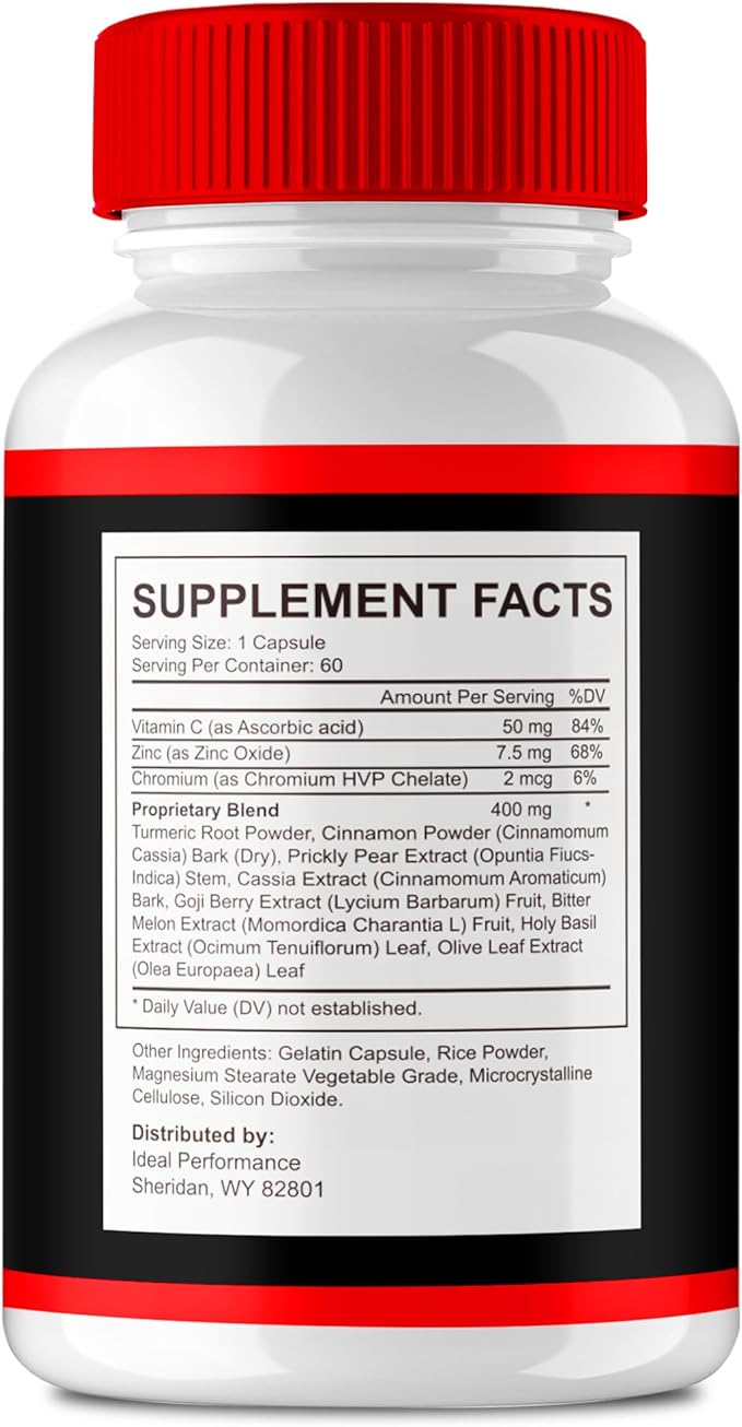 Bio Glyco Advanced Blood Formula Capsules Official Bio Glyco Supplement Pills - Maximum Strength All Natural Healthy Circulation &amp Stable Levels BioGlyco Support Reviews (2 Pack)