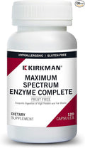 Maximum Spectrum Enzyme Complete 120 Capsules Kirkman Labs