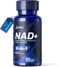 NAD+ Supplements for Women NMN+NR Super Absorption with BioPerine - Resveratrol - TMG - Green Tea - CoQ10 - Quercetin - PQQ Deep Antioxidant Helps Promote Healthy Aging 60 Capsules