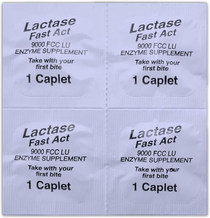 guardian Dairy Relief Fast Acting Lactase 360 Caplets 9000 FCC Maximum Strength Lactose Intolerance Pills Lactase Enzyme Supplement (360 CT)