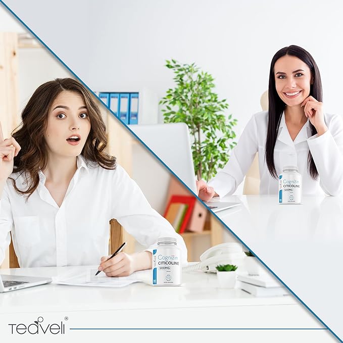Teaveli Citicoline &amp Blueberry Capsules