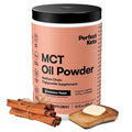 Perfect Keto 7g MCT Oil Powder Medium Chain Triglycerides Supplement Non Dairy Coffee Creamer for Keto Diet Ketogenic MCT Oil Mix for Coffee Smoothie Protein Shakes Cinnamon Toast 30 Servings