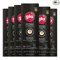 GILA Café Espresso Lungo Aluminum Coffee Capsules – Medium Roast Coffee Pods Compatible with Nespresso Original Machines – 100% Mexican Arabica with Hazelnut &amp Vanilla Notes 60 Count