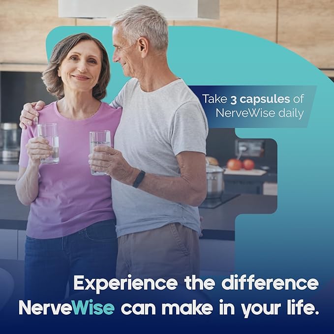 Dr. Todd NerveWise Nerve Support Supplement for Foot Hand &amp Leg Comfort – Daily Formula for Healthy Nerve Function Helps Support Nerve Balance Body Comfort &amp Overall Nerve Wellness – 30 Day