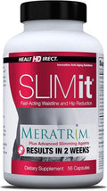 HEALTH DIRECT - SLIMit with Meratrim - Natural metabolic for Women &amp Men - Targets Fat Cells Supports Metabolic Health - 56 Capsules