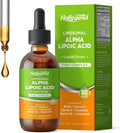 Liposomal Liquid Alpha Lipoic Acid drops 600 MG R-Alpha Lipoic Acid Supplement with Biotin &amp Multivitamins ALA for Antioxidant Brain Health and Nerve Support Pineapple Flavor Sugar Free 2 FL