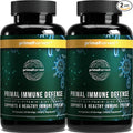 Primal Harvest Primal Immune Defense: 10-in-1 Immune Support with Probiotics Zinc Vitamins C B6 D3 &amp K2 Immune Booster for Adults 60 Capsules (2-Pack)