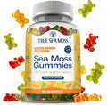 TrueSeaMoss Irish Sea Moss Gummies with Burdock Root &amp Bladderwrack – Formula for Adults &amp Kids – 60 Gummies (Packaging May Vary)