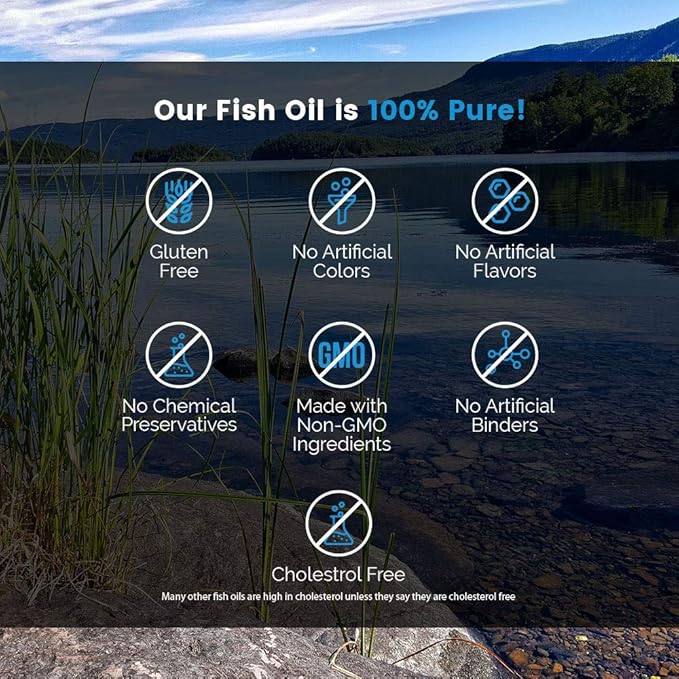 Intelligent Labs Triglyceride Omega 3 | 2250mg per 3-Capsule Serving | Burpless Fish Oil Capsules | 120 Softgels Per Bottle
