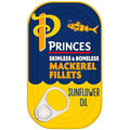Princes Mackerel Fillets in Sunflower Oil 125g Case of 10
