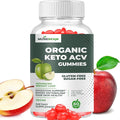 Organic Keto ACV Gummies Advanced Weight Loss - Gluten &amp Sugar Free Belly Fat Burner Apple Cider Vinegar Diet Supplement for Women Men (1000MG)