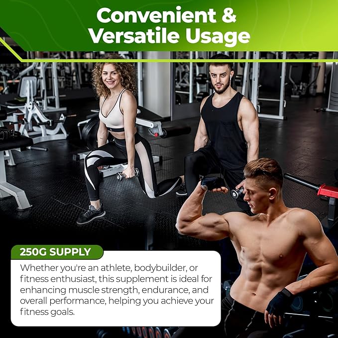 NutraForce Pharmaceutical Grade ARGININE L-Arginine Alpha-Keto Glutarate Powder - Promotes Protein Synthesis Dietary Supplement Unflavored 250g