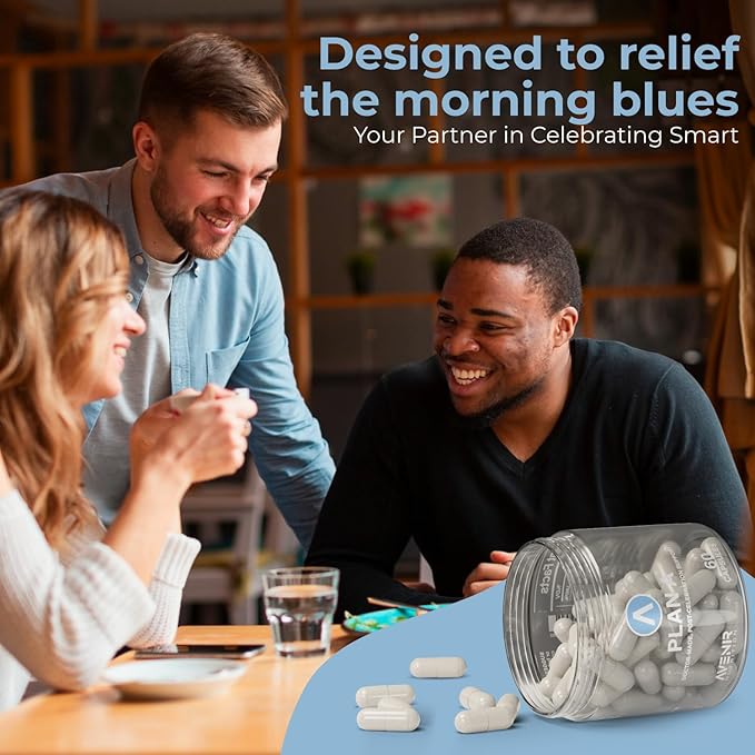 Avenir Nutrition Plan A™ - Post-Celebration Relief &amp Morning Restore Dehydration &amp Headache Support - Dihydromyricetin DHM and L Cysteine - 90 Capsules