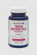 Trans-Resveratrol + Bioperine 30 Vegetarian Capsules Antioxidant Support Non-GMO