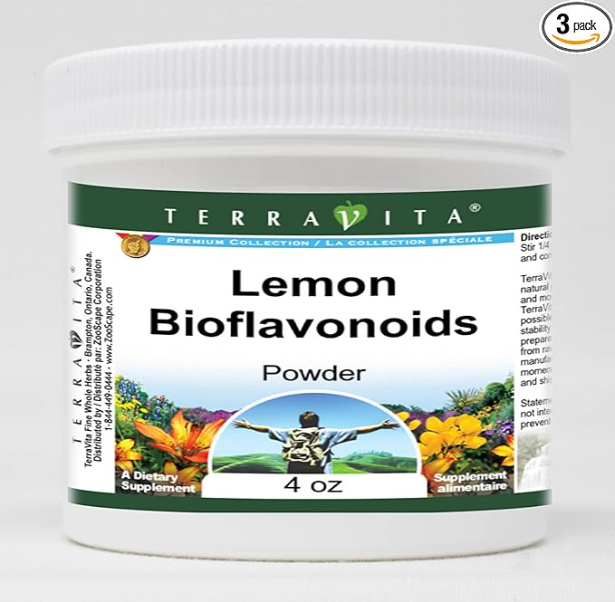 Terravita Lemon Bioflavonoids Powder (4 oz ZIN: 521776) - 3 Pack