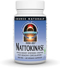 Source Naturals NSK-SD Nattokinase Vegetarian Friendly Whole Body Systemic Enzyme for Healthy Circulation* 200 mg - 60 Vegetarian Capsules