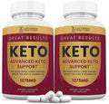 Justified Laboratories Great Results Keto ACV Pills 1275MG Formulated with Apple Cider Vinegar Keto Support Blend 60 Capsules (2 Bottles)
