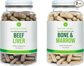 Antler Farms - 100% Pure New Zealand Beef Liver &amp Bone Marrow Bundle Cold Processed Supplement