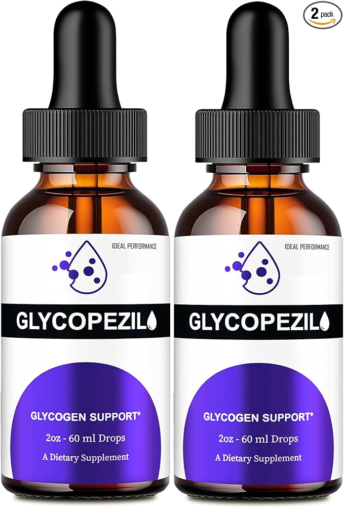Glycopezil Drops Official Glycopezil Blood Support Supplement Droppers - Maximum Strength All Natural Healthy Circulation and Stable Levels Advanced Glycopezil Health Support Reviews (2 Pack)