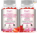 3000mg Liposomal Magnesium Threonate Gummies Magnesium Glycinate Supplements Liposomal Enhance 98% Absorption Intestinal Tolerance Muscle &amp Nervous System Support for Adults