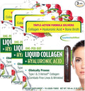 Applied Nutrition Liquid Collagen + Hyaluronic Acid - 10 Liquid Tubes Pack of 3 - Skin &amp Nail Restoration - Mixed Berry Flavor - 30 Servings