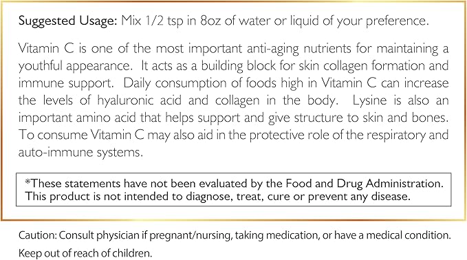 Cocó March N.M.D Vitamin C Powder 1000 mg – Immune Support Supplement with Zinc Bromelain Quercetin &amp L-Lysine Supports Collagen Production Vegan Gluten &amp Dairy Free Keto Friendly 10 oz