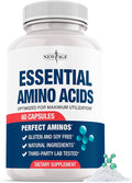 NEW AGE Amino Acid Complex – 20 Aminos with BCAAs L-Glutamine L-Arginine &amp Hyaluronic Acid – Supports Recovery Energy Immune Health &amp Wellness – Non-GMO Gluten-Free – 60 Capsules