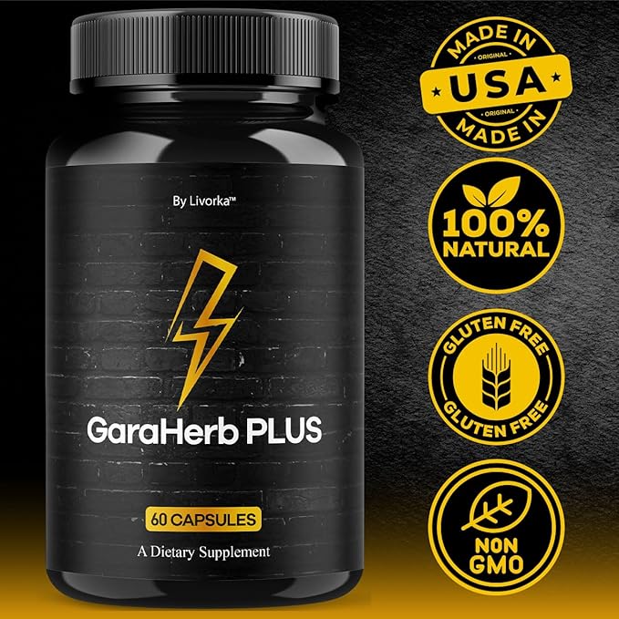 (3 Pack) GaraHerb Plus Capsules - Official Pills Advanced Supplement Support - Maximum Strength Natural Gara Herb Plus for Overall Health &amp Wellness Reviews 180 Capsules for 3 Months