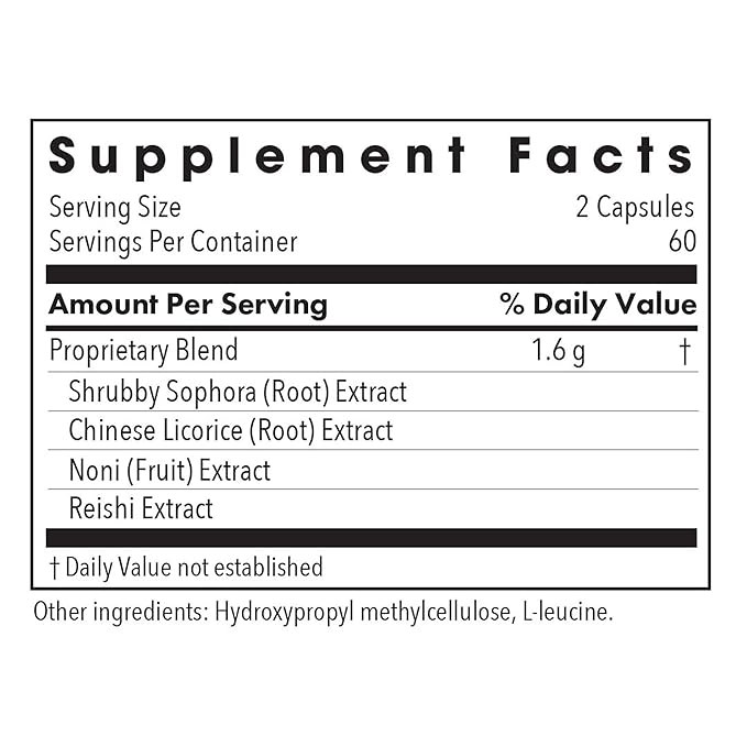 Allergy Research Group PhytoCort Supplement - Respiratory Support Lung Health Lung Detox Lung Cleanse Healthy Breathing Herbal Support Reishi Licorice Noni Vegetarian Capsules - 120 Count