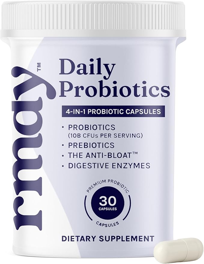 rmdy Constipation Bloating &amp Gas Relief | Relief from Diarrhea &amp IBS | Probiotic for Digestive Health &amp Gut | 30 Capsules