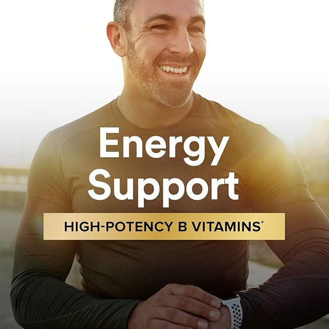 GNC Mega Men Multivitamin Caplets Clinically Proven to Feel Better Immune Support Energy Support Antioxidants B Vitamins Vitamin D-3 Timed Release 180 count 90 day supply