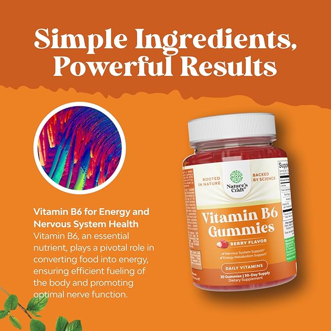 Bundle of Digestive Enzymes with Ox Bile Supplements for No Gallbladder for Pancrease Cleanse &amp Detox and Potent Vitamin B6 Gummies for Adults - Vitamin B Complex Supplements for Nervous System