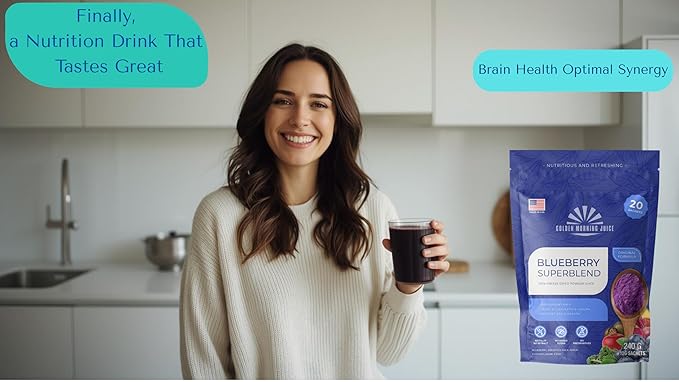 Blueberry Superblend: 100% Freeze-dried Powder Superfoods blend Juice BlueberryPomegranatePurple Sweet PotatoAvocadoApple Monk fruits No Added Sugar No Filler Just pure natural goodness!