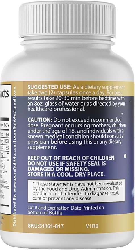 Good Night Rest Promotes Relaxation &amp Healthy Sleep Cycle Dietary Supplement | 60 Capsules
