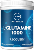 MRM Nutrition L-Glutamine Powder | Pure Fermented Amino Acid for Gut Health Recovery &amp Muscle Support | 5000mg Vegan Formula | Mixes Easily | 200 Servings